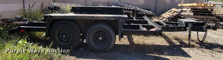 image for item JZ9121 1981 Ditch Witch T-8  tilt deck equipment trailer