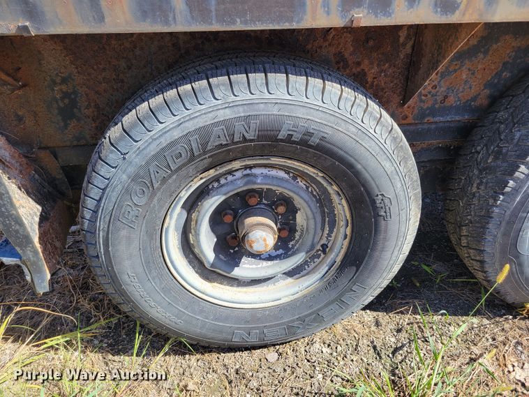 image for item JZ9121 1981 Ditch Witch T-8  tilt deck equipment trailer