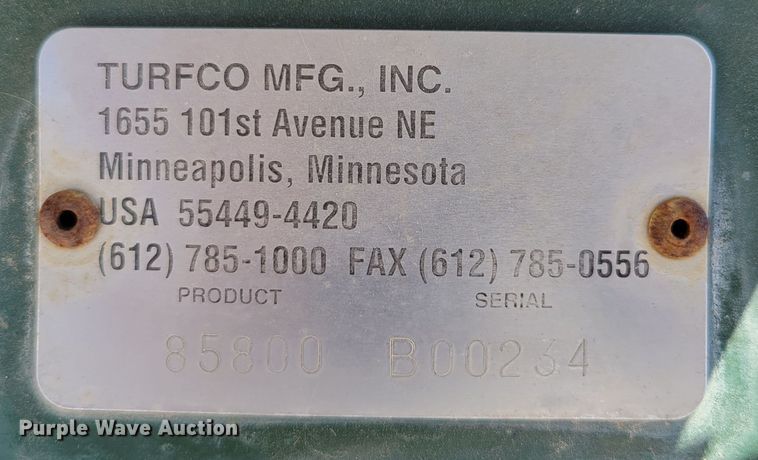 image for item JZ9134 Turfco SP-1530  top dresser spreader