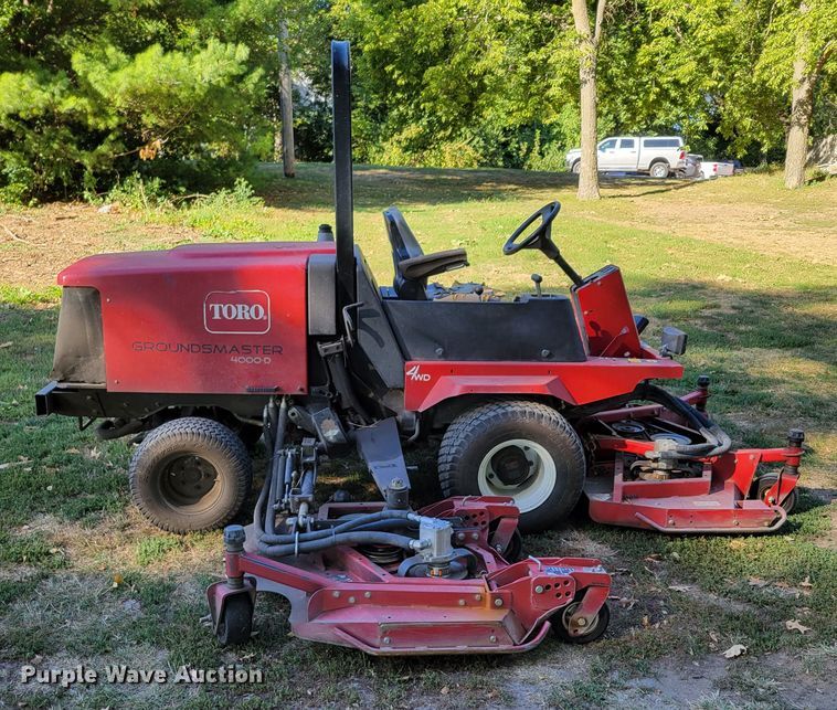image for item JZ9142 Toro Ground Master 4000D  lawn mower