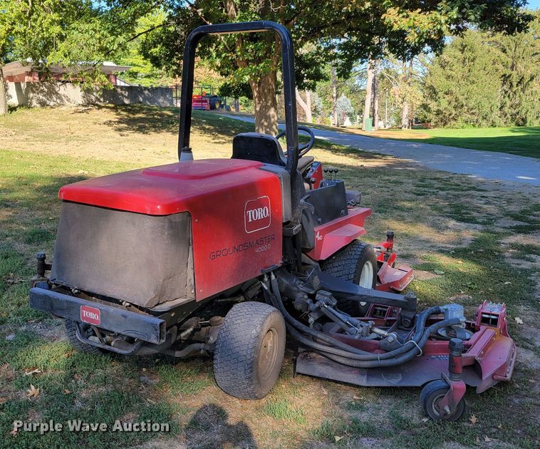 image for item JZ9142 Toro Ground Master 4000D  lawn mower