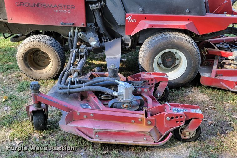 image for item JZ9142 Toro Ground Master 4000D  lawn mower