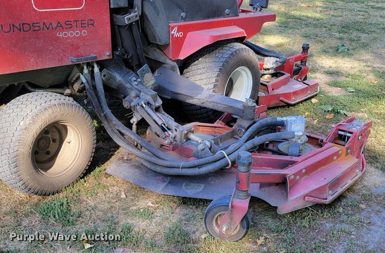 image for item JZ9142 Toro Ground Master 4000D  lawn mower