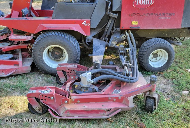 image for item JZ9142 Toro Ground Master 4000D  lawn mower