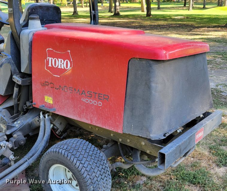 image for item JZ9142 Toro Ground Master 4000D  lawn mower