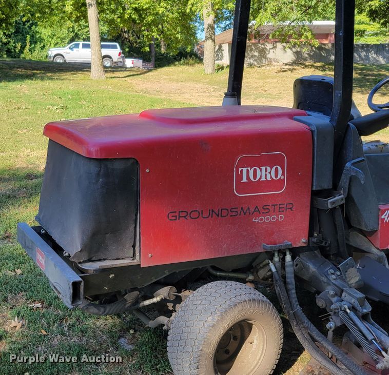 image for item JZ9142 Toro Ground Master 4000D  lawn mower