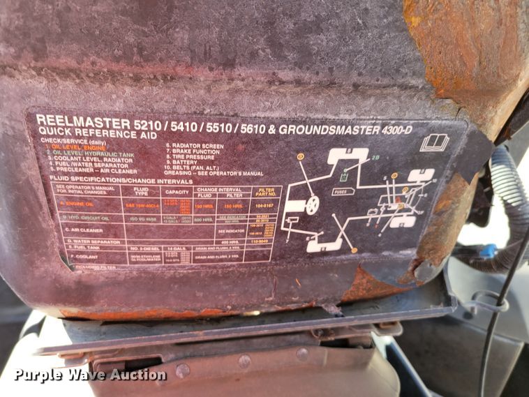 image for item JZ9143 Toro Reelmaster 5410  reel mower