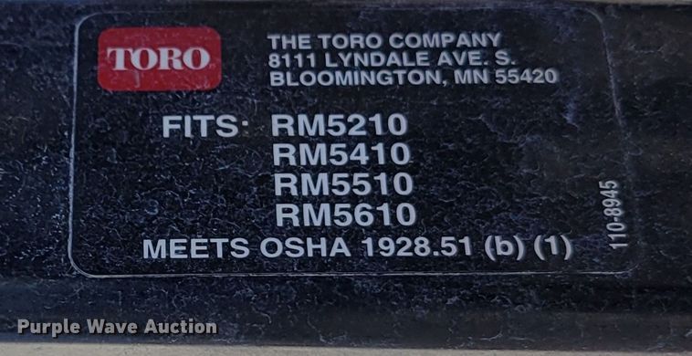 image for item JZ9144 2010 Toro Reelmaster 5410  reel mower