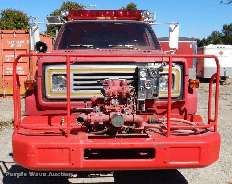 image for item KF9451 1975 Chevrolet C65  pumper fire truck