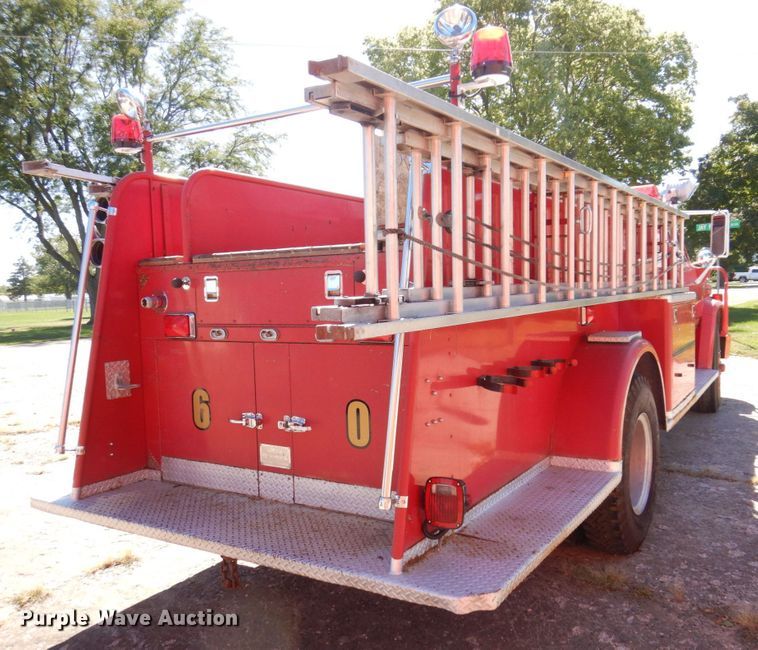image for item KF9451 1975 Chevrolet C65  pumper fire truck