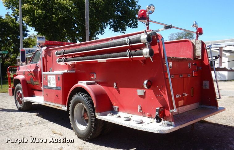 image for item KF9451 1975 Chevrolet C65  pumper fire truck
