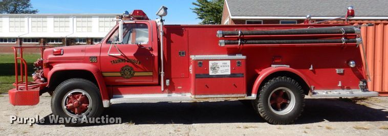 image for item KF9451 1975 Chevrolet C65  pumper fire truck