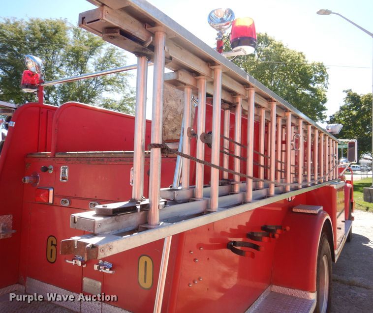 image for item KF9451 1975 Chevrolet C65  pumper fire truck