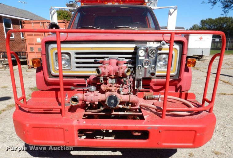 image for item KF9451 1975 Chevrolet C65  pumper fire truck