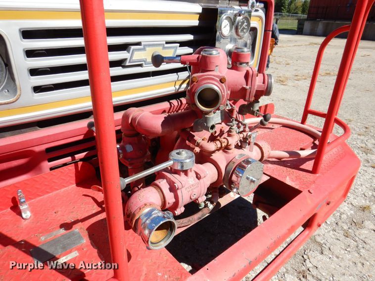 image for item KF9451 1975 Chevrolet C65  pumper fire truck