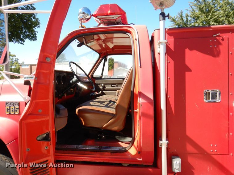 image for item KF9451 1975 Chevrolet C65  pumper fire truck
