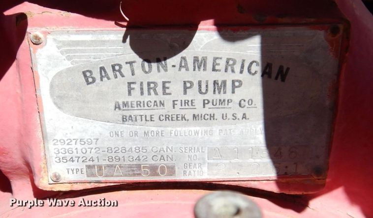 image for item KF9451 1975 Chevrolet C65  pumper fire truck