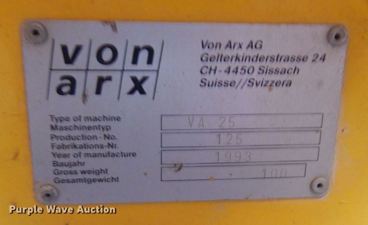 image for item KF9452 (2) Von ARX bump grinders