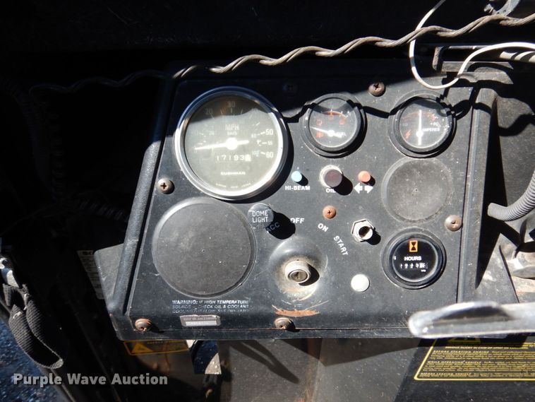 image for item KF9466 1991 Cushman Trusckster  utility vehicle