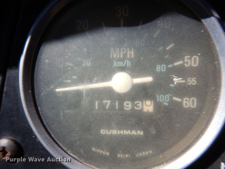 image for item KF9466 1991 Cushman Trusckster  utility vehicle