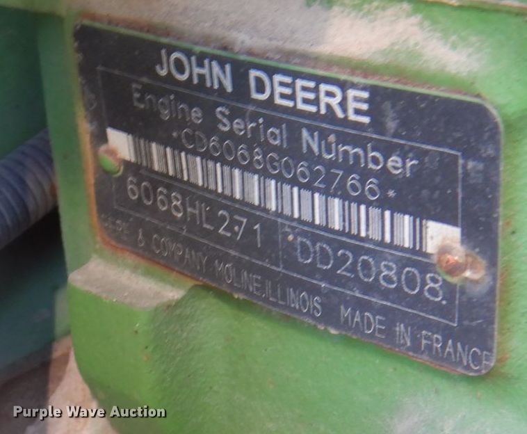 image for item KF9493 2006 John Deere 6615  tractor