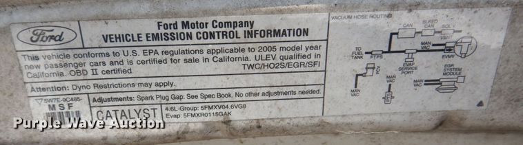 image for item KF9515 2005 Ford Crown Victoria Police Interceptor