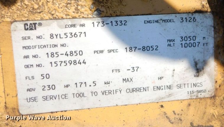 image for item KF9580 2000 GMC C8500  dump truck