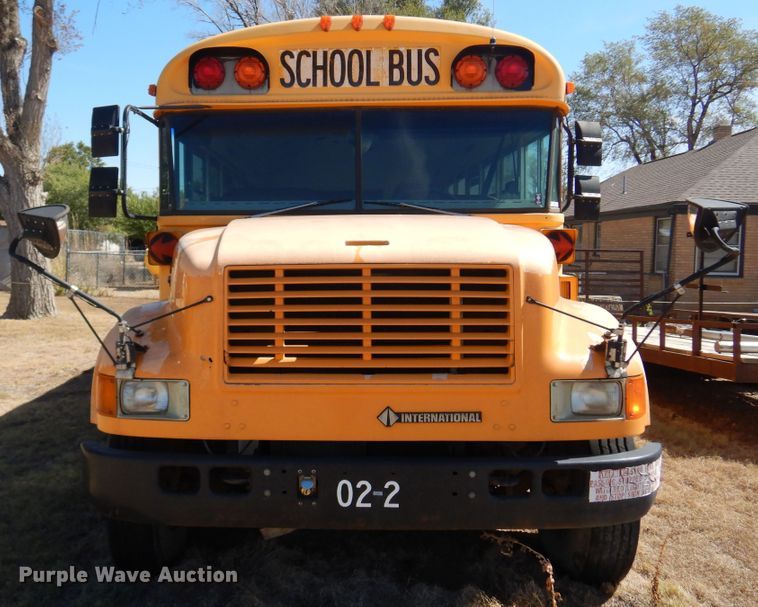 image for item KP9006 2002 International Blue Bird  school bus