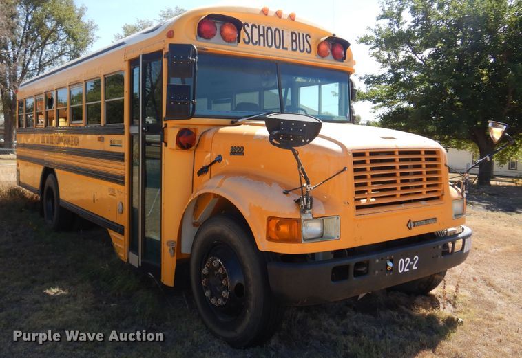 image for item KP9006 2002 International Blue Bird  school bus