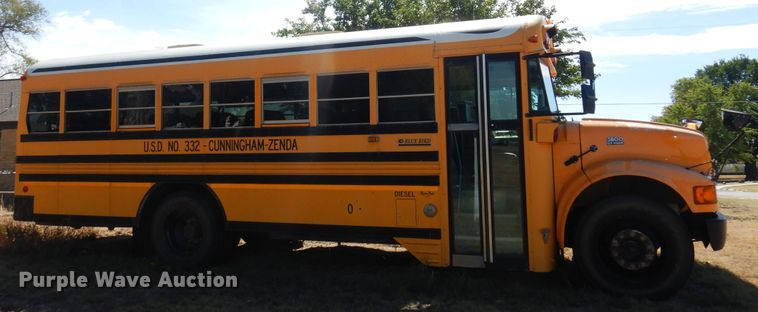 image for item KP9006 2002 International Blue Bird  school bus