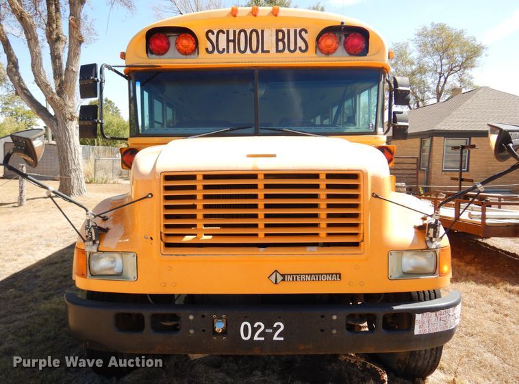 image for item KP9006 2002 International Blue Bird  school bus