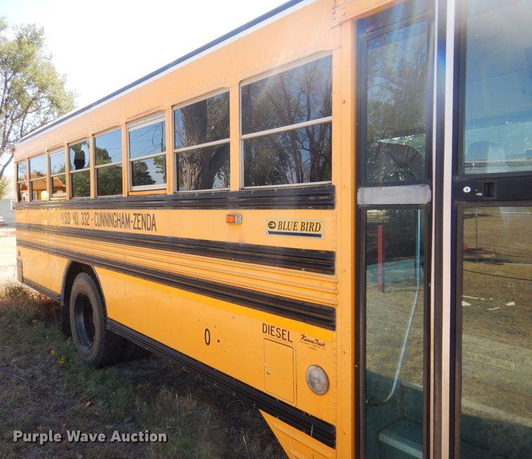 image for item KP9006 2002 International Blue Bird  school bus