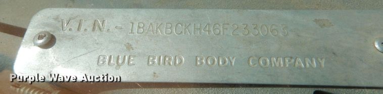 image for item LB9990 2006 Blue Bird  school bus