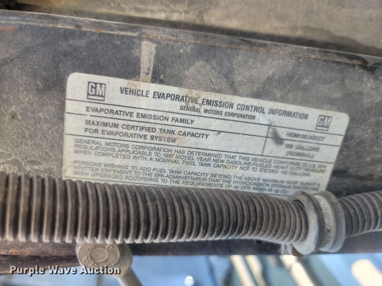 image for item LM9758 1987 Chevrolet 70  tank truck