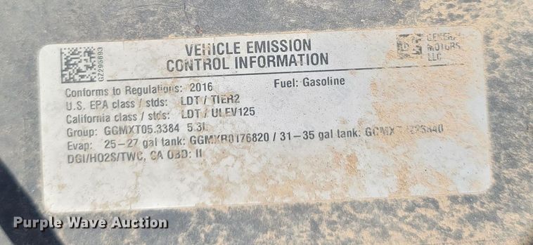 image for item LN9542 2016 Chevrolet Silverado 1500  Double Cab pickup truck