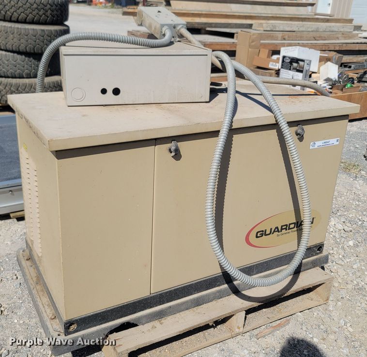 Generac Guardian generator in Bentonville, AR | Item LN9547 sold ...