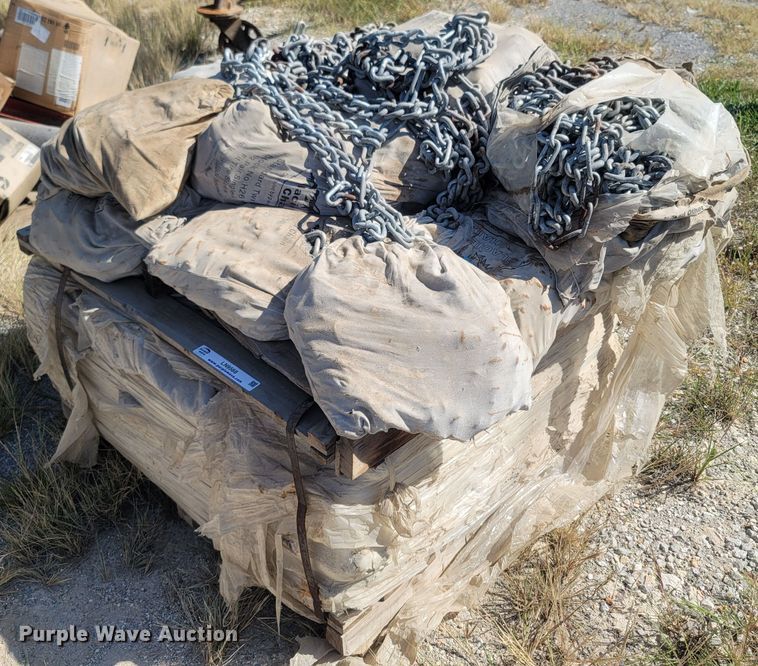image for item LN9568 Approximately 50 bags of motor grader tire chains