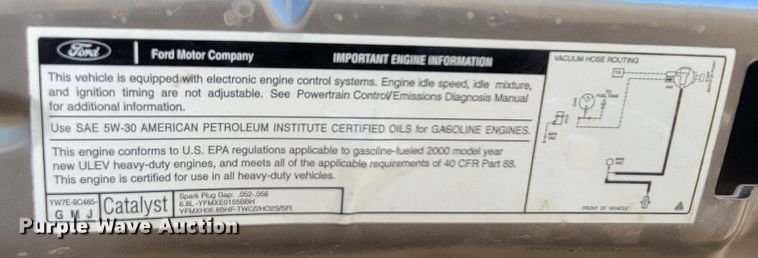 image for item LO9101 2000 Ford Excursion  SUV