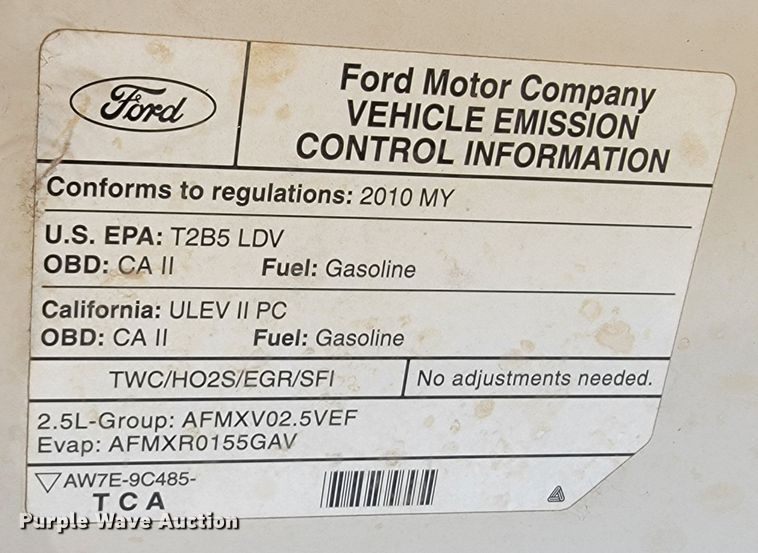 image for item LO9103 2010 Ford Fusion SE