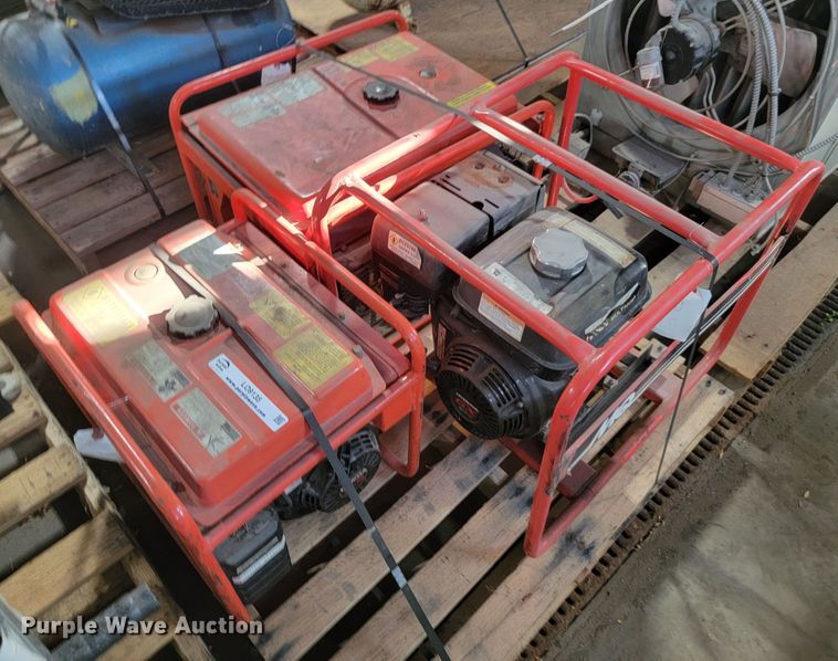 image for item LO9135 (3) Multiquip generators