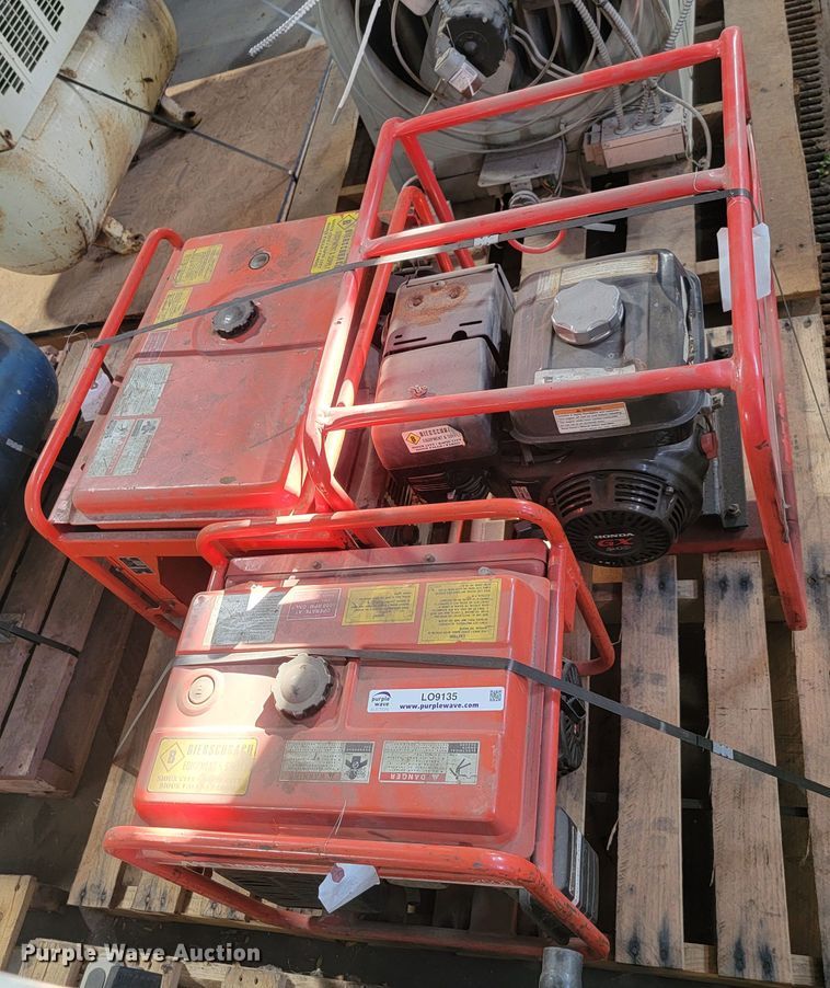image for item LO9135 (3) Multiquip generators