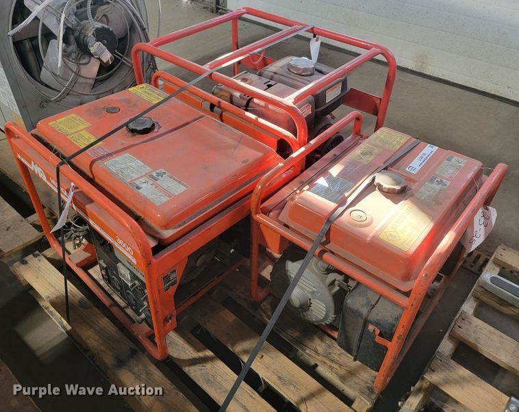 image for item LO9135 (3) Multiquip generators