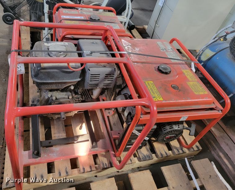 image for item LO9135 (3) Multiquip generators