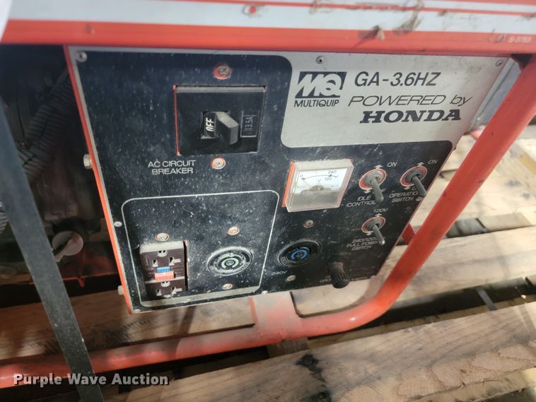 image for item LO9135 (3) Multiquip generators