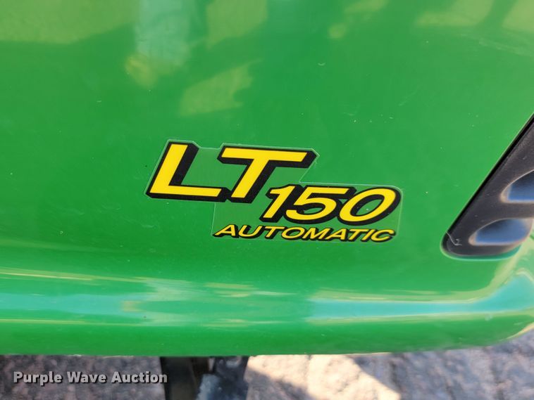 image for item LO9230 John Deere LT150  lawn mower