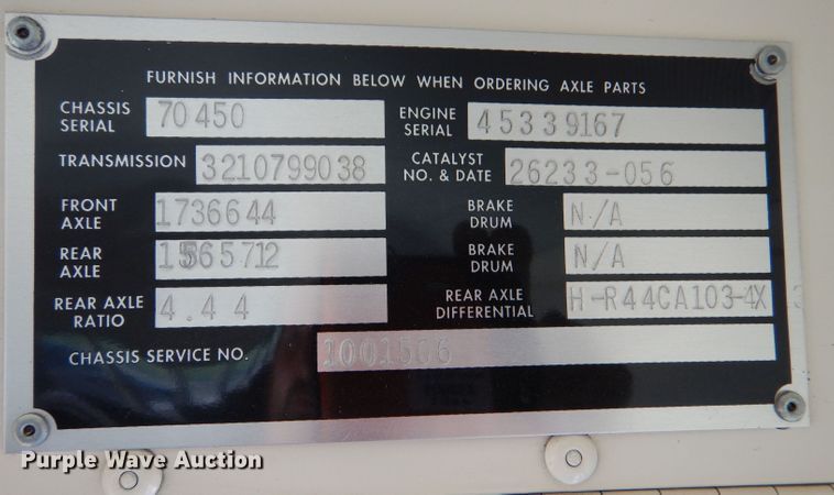 image for item LU9576 1997 Blue Bird TC2000  school bus