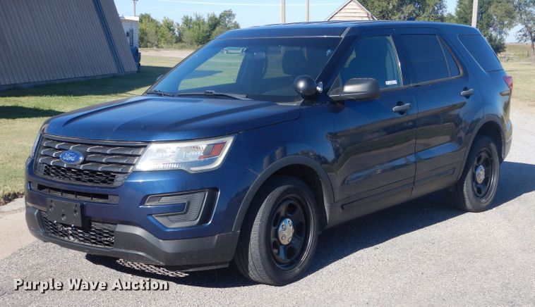 image for item LU9577 2016 Ford Explorer Police Interceptor  SUV