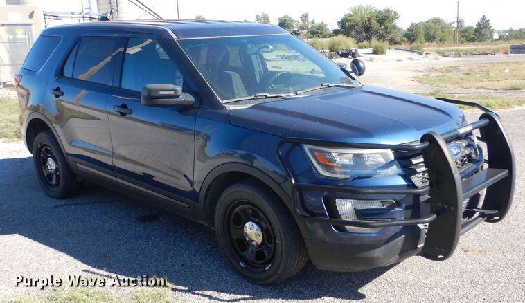 image for item LU9578 2017 Ford Explorer Police Interceptor  SUV