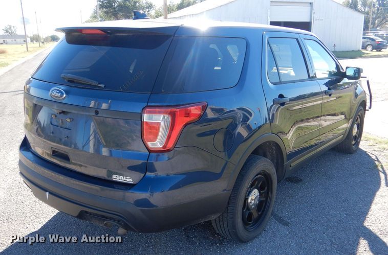 image for item LU9578 2017 Ford Explorer Police Interceptor  SUV