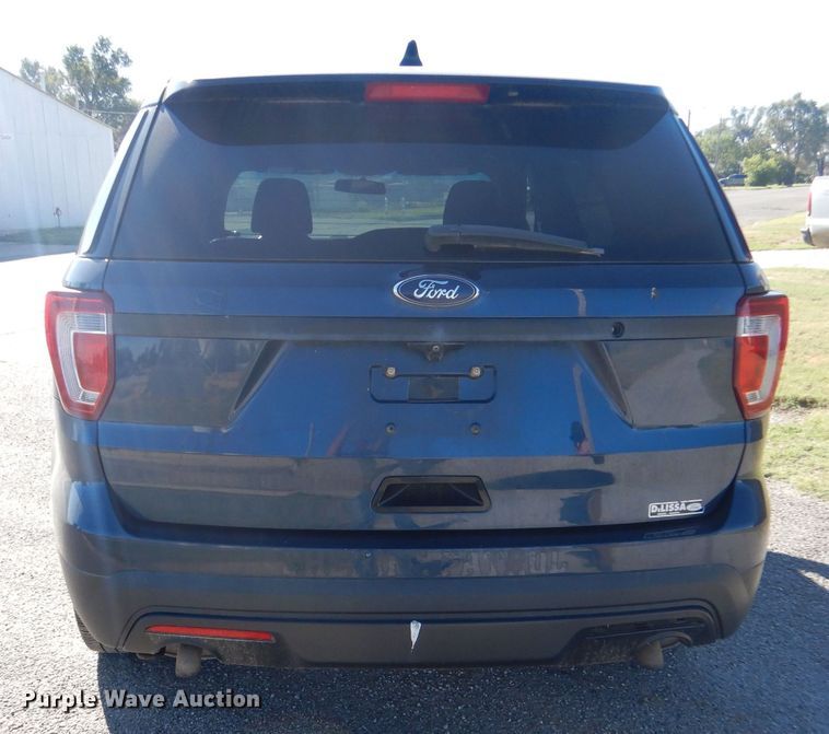 image for item LU9578 2017 Ford Explorer Police Interceptor  SUV